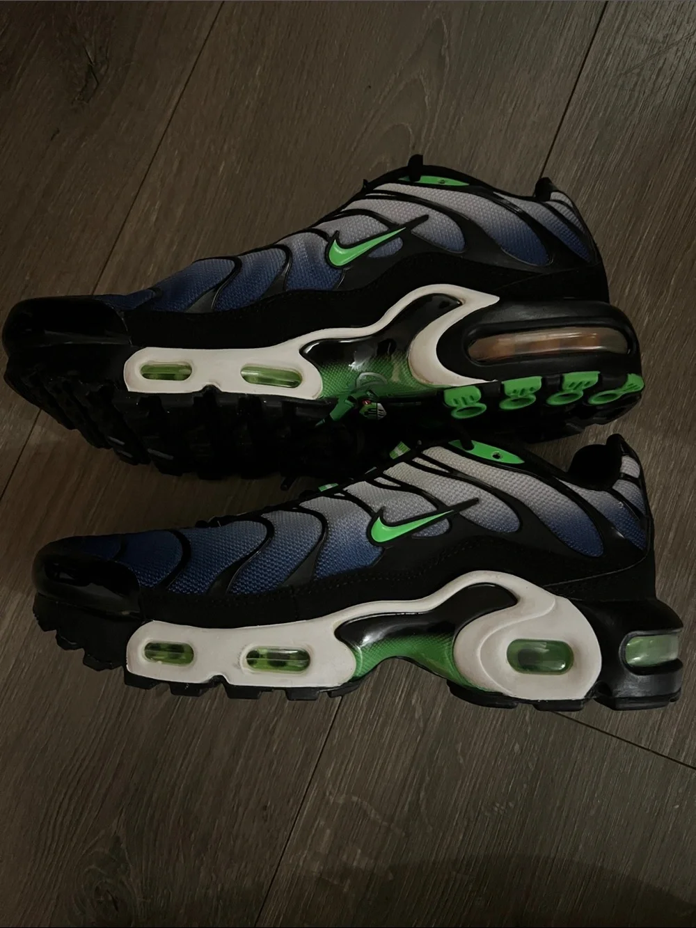 Nike Air Max Plus 'Icons - Black / Blue / Scream Green